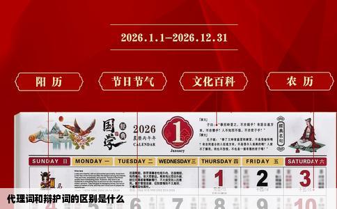 代理词和辩护词的区别是什么