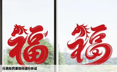 行政处罚要如何进行听证