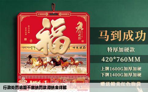 行政处罚逾期不缴纳罚款滞纳金详解