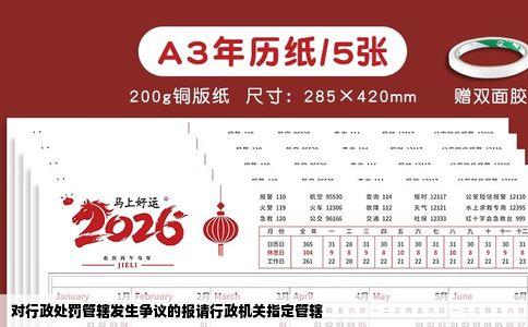 对行政处罚管辖发生争议的报请行政机关指定管辖