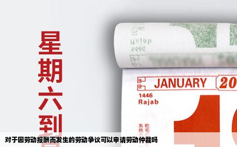 对于因劳动报酬而发生的劳动争议可以申请劳动仲裁吗