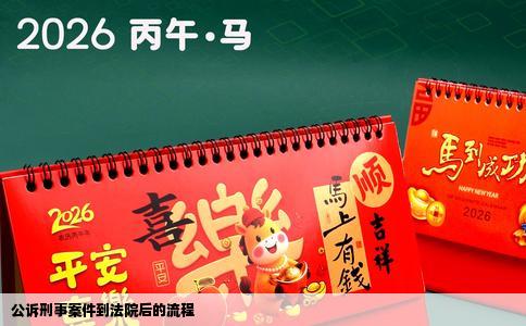 公诉刑事案件到法院后的流程