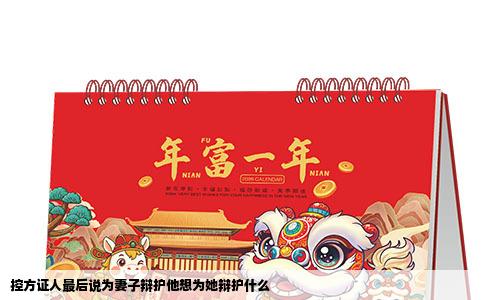 控方证人最后说为妻子辩护他想为她辩护什么