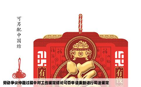 劳动争议仲裁过程中对工伤鉴定结论可否申请重新进行司法鉴定