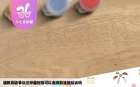 请教劳动争议过仲裁时效可以直接到法院起诉吗