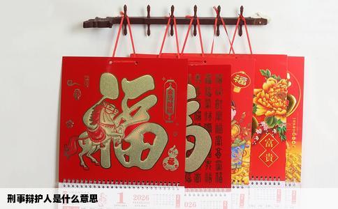 刑事辩护人是什么意思