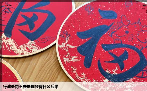 行政处罚不去处理会有什么后果