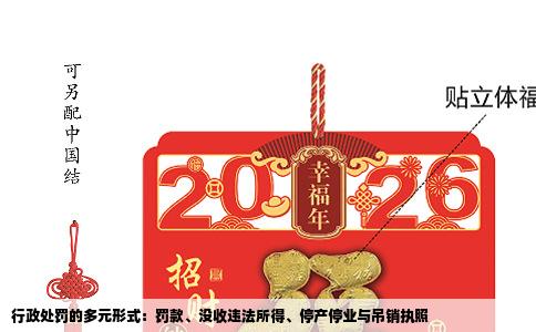 行政处罚的多元形式：罚款、没收违法所得、停产停业与吊销执照