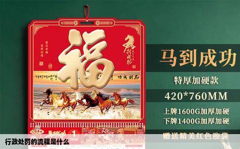 行政处罚的流程是什么