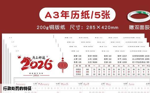 行政处罚的特征