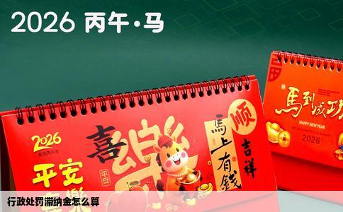 行政处罚滞纳金怎么算