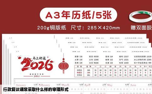 行政复议通常采取什么样的审理形式