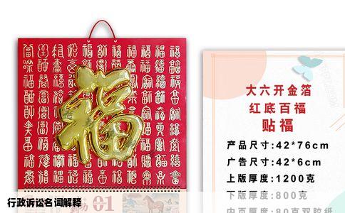 行政诉讼名词解释