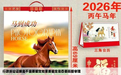 行政诉讼证据需不需要鉴定如果要鉴定是否要延期审理