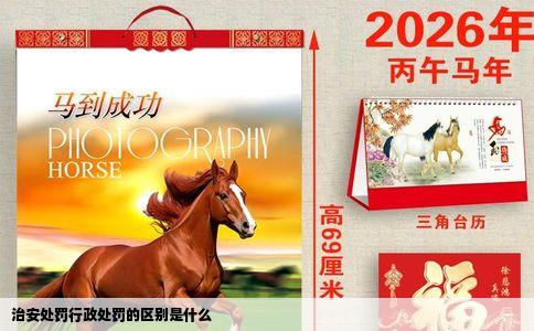 治安处罚行政处罚的区别是什么